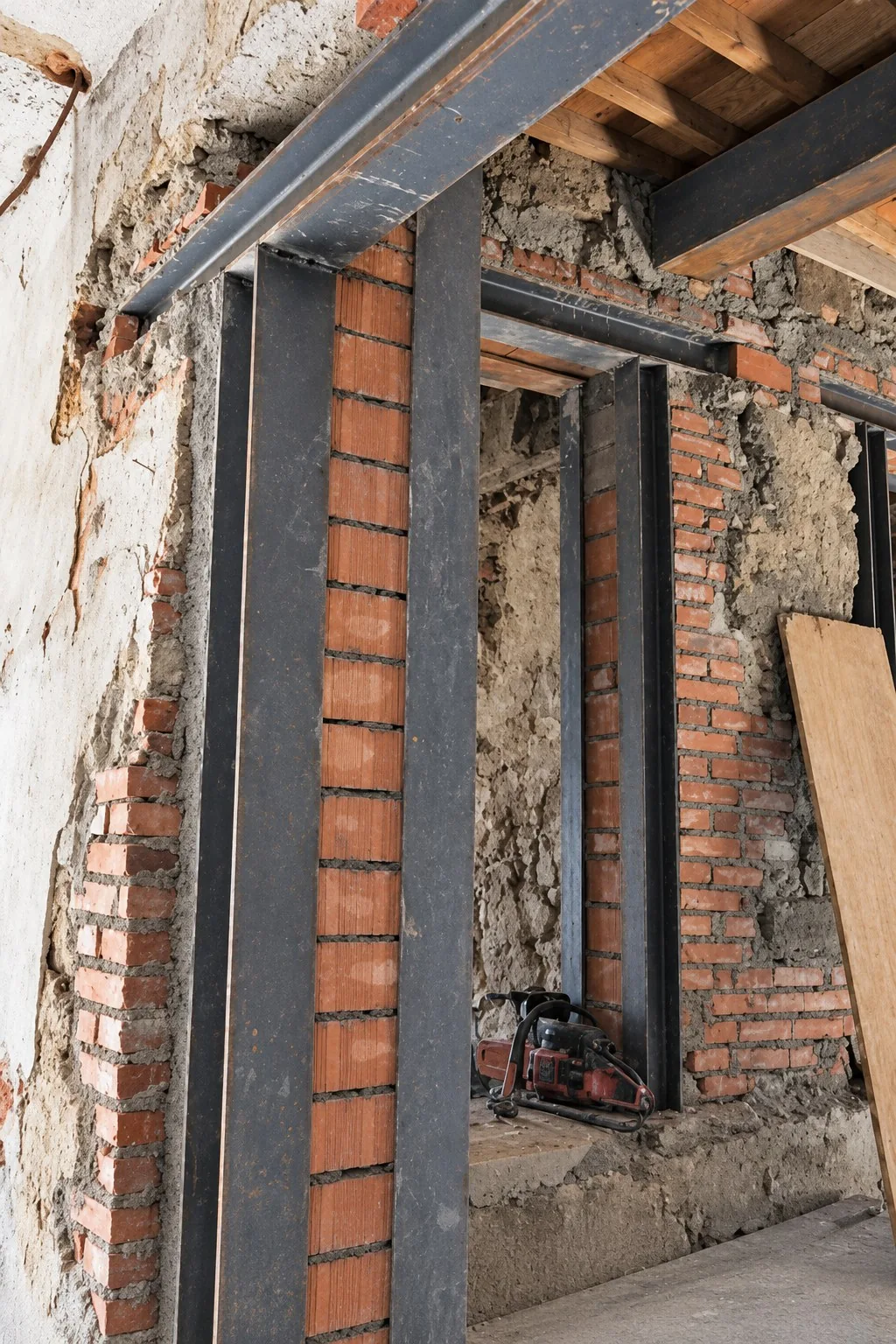 Lavorazioni su un edificio esistente
