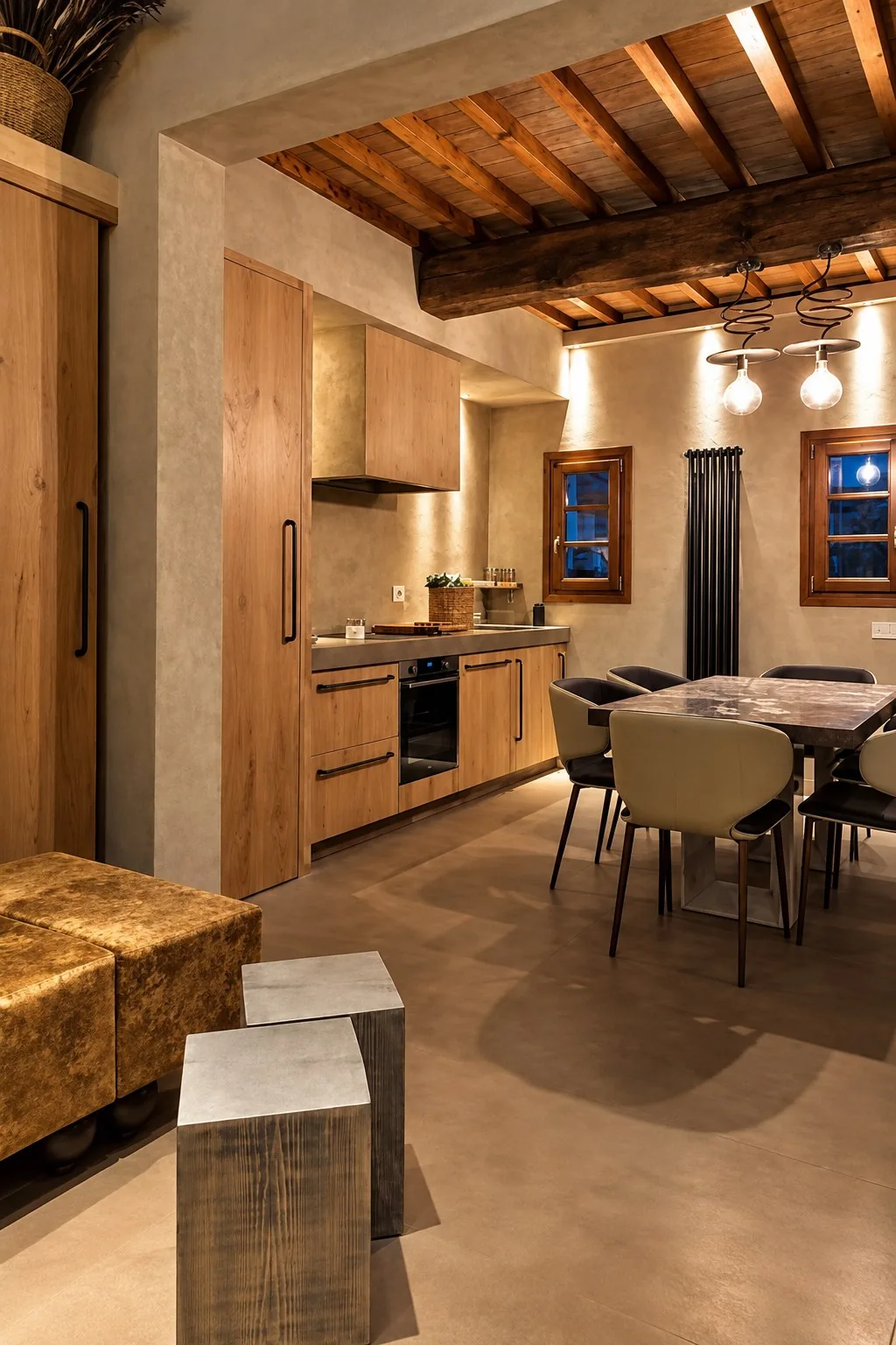 Cucina e zona pranzo